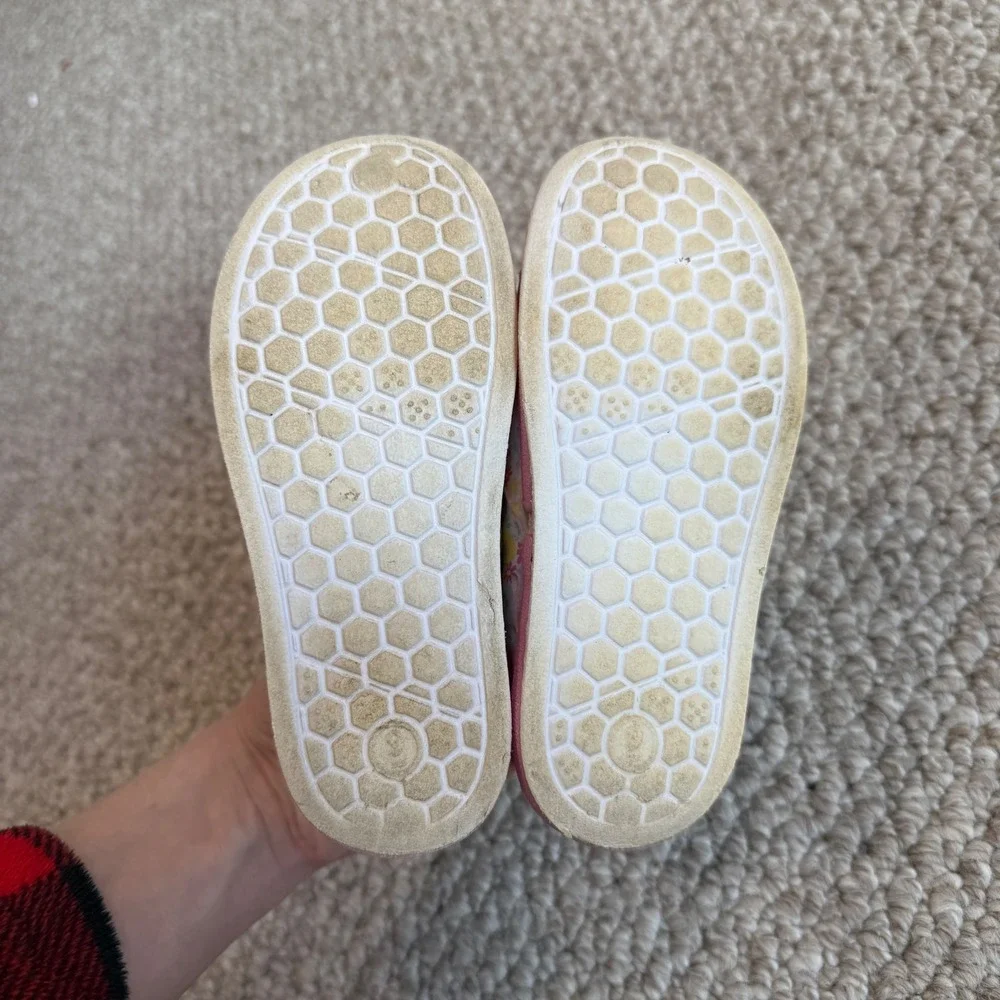 Cat & Jack Girls Floral‎ Slip On Water Shoes White Pink Yellow Size 9 Toddler